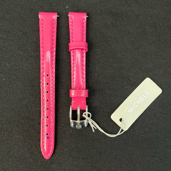 Michele Accessories Nwt Authentic Michele Ms2aa50650 12mm Patent